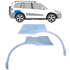 Bagskærm reparationspanel til Toyota Rav4 2000-2005 / Venstre+Højre / Sæt 9432