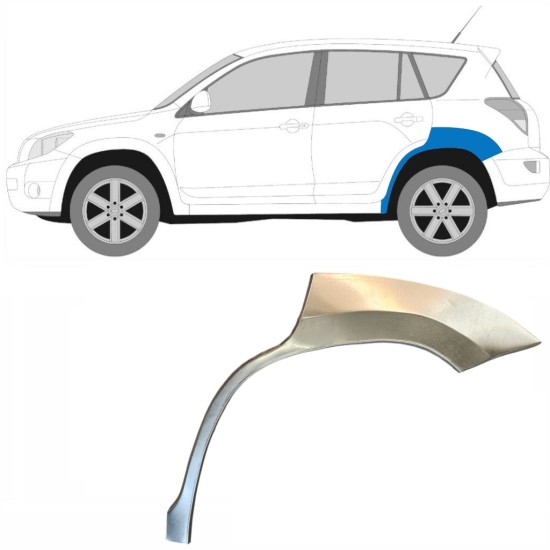 Bagskærm reparationspanel til Toyota Rav4 2006-2013 / Venstre 14754