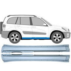 Dørpanel til Toyota Rav4 2000-2005 / Venstre+Højre / Sæt 9397