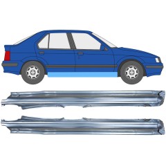 Dørpanel til Renault 19 1988-1995 / Venstre+Højre / Sæt 11878