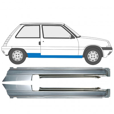 Dørpanel reparationsplade til Renault 5 1984-1996 / Venstre+Højre / Sæt 9706