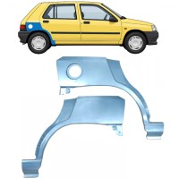 Bagskærm reparationspanel til Renault Clio I 1990-1998 / Venstre+Højre / Sæt 9849
