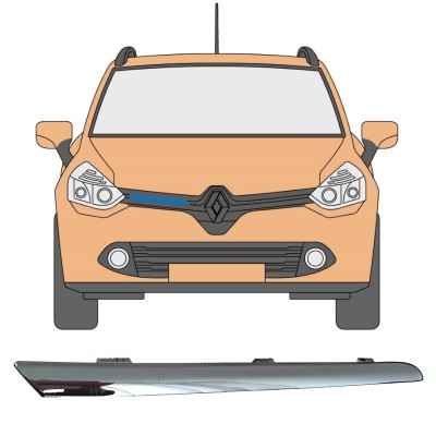 Grillliste til Renault Clio IV 2012-2016 / Højre 16232