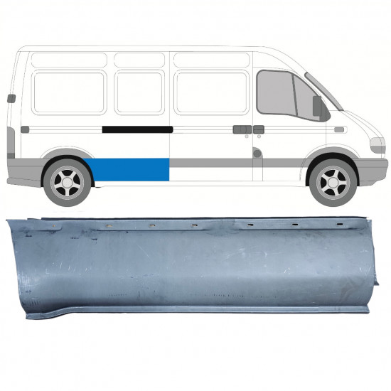 Sideplade til Opel Movano / R Master 1998-2010 / LWB / Højre 7371