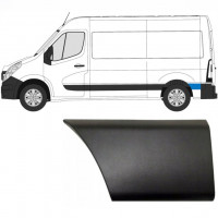 Stødliste til bagskærm bag hjulet til Renault Master 2010- / SWB / Venstre 8322