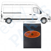 Sidebeklædning af forreste stolpe med lampe til Renault Master 2010- / Venstre = Højre (symmetrisk) /  10552