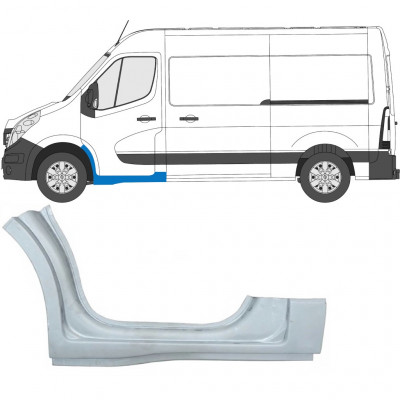 OPEL MOVANO / R MASTER 2010- 1/3 REPARATIONSDEL TIL DØRPANEL / VENSTRE