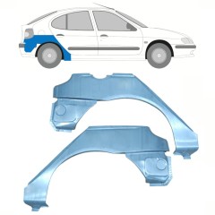 Bagskærm reparationspanel til Renault Megane I Scenic 1995-2003 / Venstre+Højre / Sæt 10101