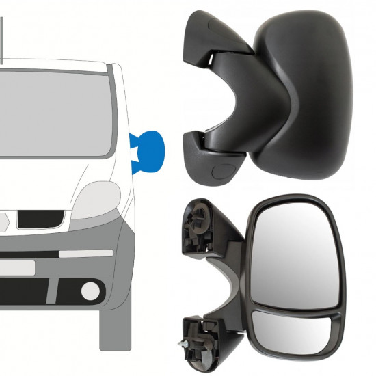 RENAULT TRAFIC 2001-2014 SIDESPEJLE TIL / VENSTRE