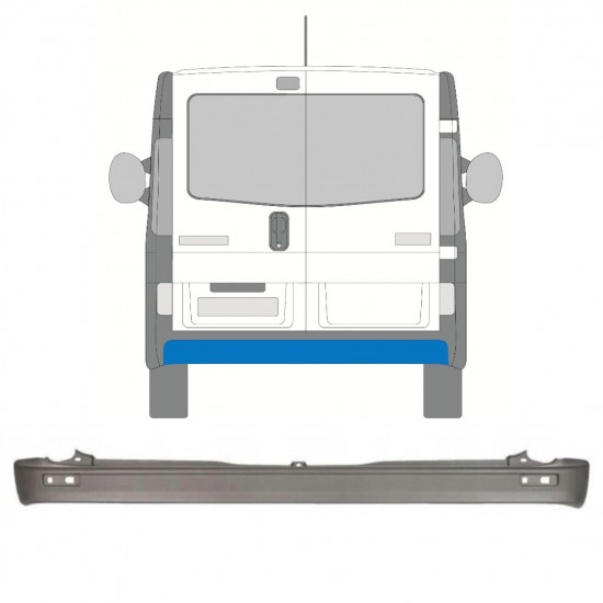 Bagkofanger til Renault Trafic 2001-2014 8207