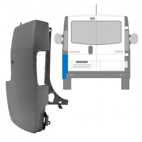 RENAULT TRAFIC 2001-2014 BAGESTE HJØRNEPANEL / VENSTRE