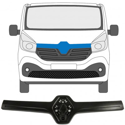 Grillliste til Renault Trafic 2014- 7542