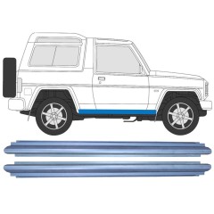 Dørpanel reparationsplade til Daihatsu Feroza Rocky Fourtrak 1993-2001 / Venstre = Højre (symmetrisk) / Sæt 9761