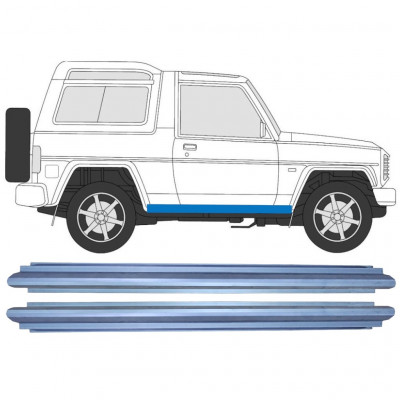 Dørpanel reparationsplade til Daihatsu Fourtrak Rocky 1993-2001 / Venstre = Højre (symmetrisk) / Sæt 9761