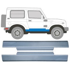 Dørpanel reparationsplade til Suzuki Samurai 1981- / Venstre+Højre / Sæt 16143