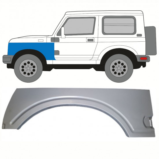 SUZUKI SAMURAI 1981-2004 REPARATIONSSÆT TIL FRONTVINGE / VENSTRE