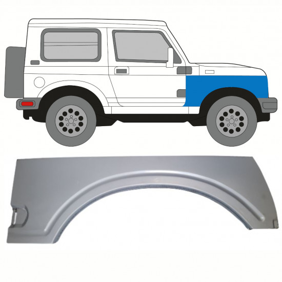 SUZUKI SAMURAI 1981-2004 REPARATIONSSÆT TIL FRONTVINGE / HØJRE