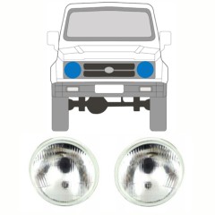 Forlygte til Suzuki Samurai 1981- / Venstre+Højre / Sæt 12651