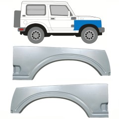 Skærmkant reparationsplade til Suzuki Samurai 1981- / Venstre+Højre / Sæt 10031
