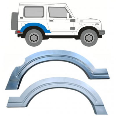 Bagskærm reparationspanel til Suzuki Samurai 1981-2004 / Venstre+Højre / Sæt 10819