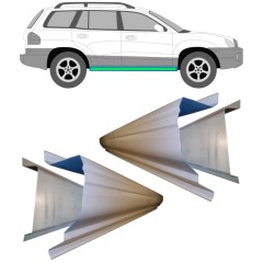 Dørpanel reparationsplade indre + ydre til Hyundai Santa Fe 2001-2006 / Venstre+Højre / Sæt 11589
