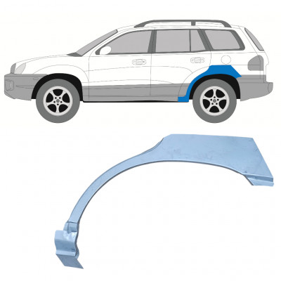 Bagskærm reparationspanel til Hyundai Santa Fe 2001-2006 / Venstre 8245