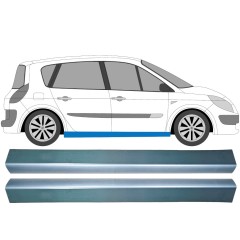 Dørpanel reparationsplade til Renault Scenic II 2003-2009 / Venstre+Højre / Sæt 9259