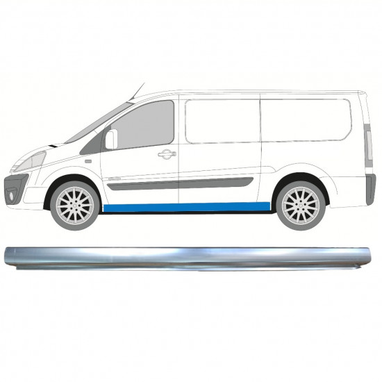 Dørpanel reparationsplade til Fiat Scudo Dispatch Expert 2007- / LWB / Venstre 11047