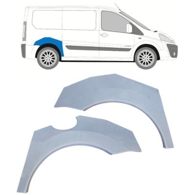 Bagskærm reparationspanel til Fiat Scudo 2007-2016 / Venstre+Højre / Sæt 14580