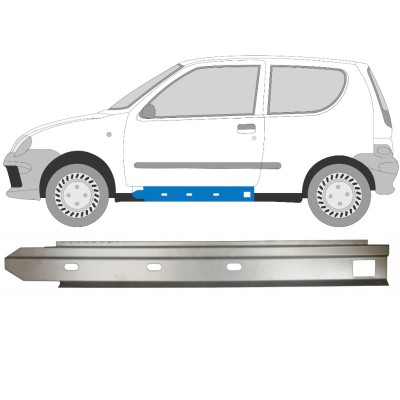 Dørpanel reparationsplade indvendig til Fiat Seicento 1998-2010 / Venstre 14715