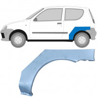 Bagskærm reparationspanel til Fiat Seicento 1998-2010 / Venstre 6513