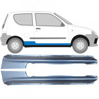 Dørpanel til Fiat Seicento 1998-2010 / Venstre+Højre / Sæt 9598