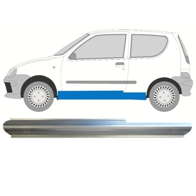 Dørpanel reparationsplade til Fiat Seicento 1998-2010 / Venstre 14718