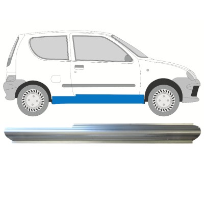 Dørpanel reparationsplade til Fiat Seicento 1998-2010 / Højre 14717