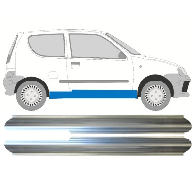Dørpanel reparationsplade til Fiat Seicento 1998-2010 / Venstre+Højre / Sæt 14719