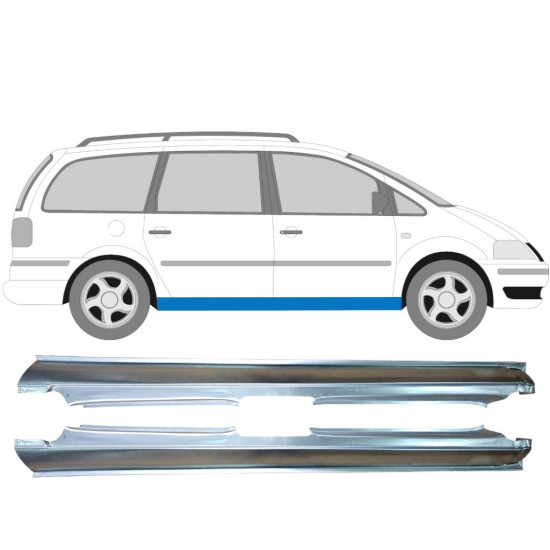 Dørpanel til VW Sharan Ford Galaxy 1995-2010 / Venstre+Højre / Sæt 9249