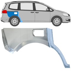 Bagskærm reparationspanel til Volkswagen Sharan 2010-2022 / Højre / Sæt 14603
