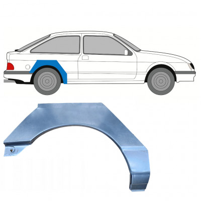 Bagskærm reparationspanel til Ford Sierra 1982-1993 / Højre 7387