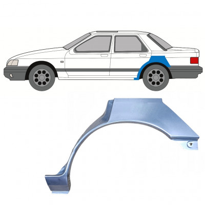 Bagskærm reparationspanel til Ford Sierra 1982-1993 / Venstre 7389