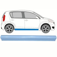 Reparationsplade til nederste del af dørpanel til Daihatsu Sirion 2005-2010 / Venstre = Højre (symmetrisk) 17266