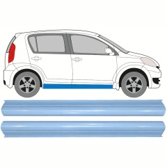 Reparationsplade til nederste del af dørpanel til Daihatsu Sirion 2005-2010 / Venstre+Højre / Sæt 17267
