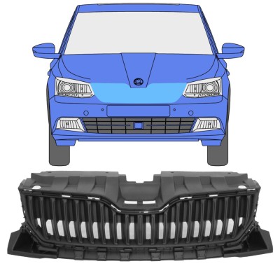 Grill til Skoda Fabia 2014-2018 16189
