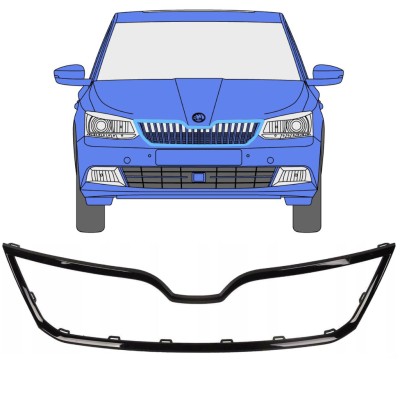 Grillramme til Skoda Fabia 2014-2018 16191