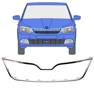Grillramme til Skoda Fabia 2014-2018 16190