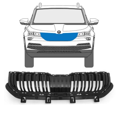 Grill til Skoda Karoq 2017-2022 17228