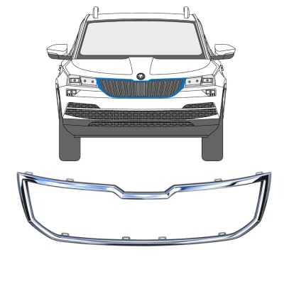 Grillramme til Skoda Karoq 2017-2022 17232