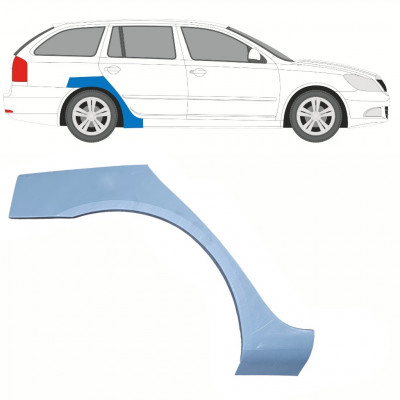 Bagskærm reparationspanel til Skoda Octavia 2004-2013 / Højre 10185