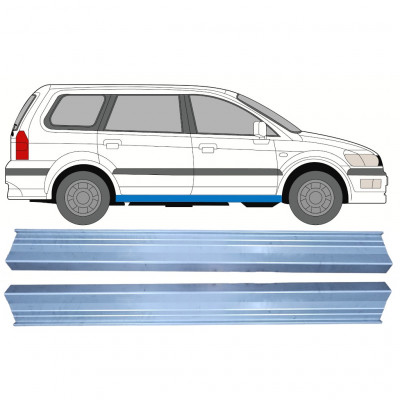 Dørpanel reparationsplade til Mitsubishi Space Wagon 1998-2004 / Venstre = Højre (symmetrisk) / Sæt 10438