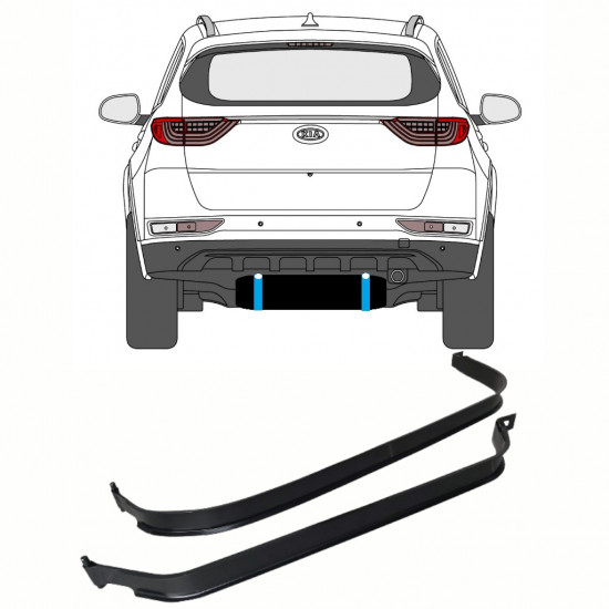 Brændstoftankbeslag til Kia Sportage 2015- 10142
