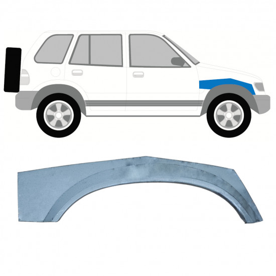 Reparationspanel til forreste hjulkasse til Kia Sportage 1994-2002 / Højre 7918